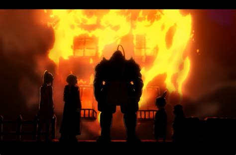 full metal alchemist burn house|fullmetal alchemist series.